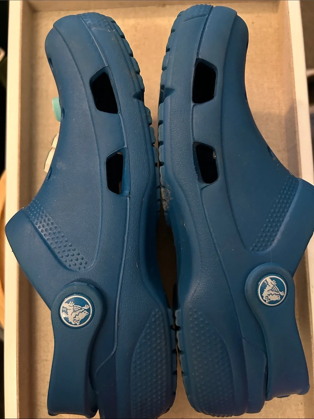 CROCS Kids Blue Classic Clog with Charms
